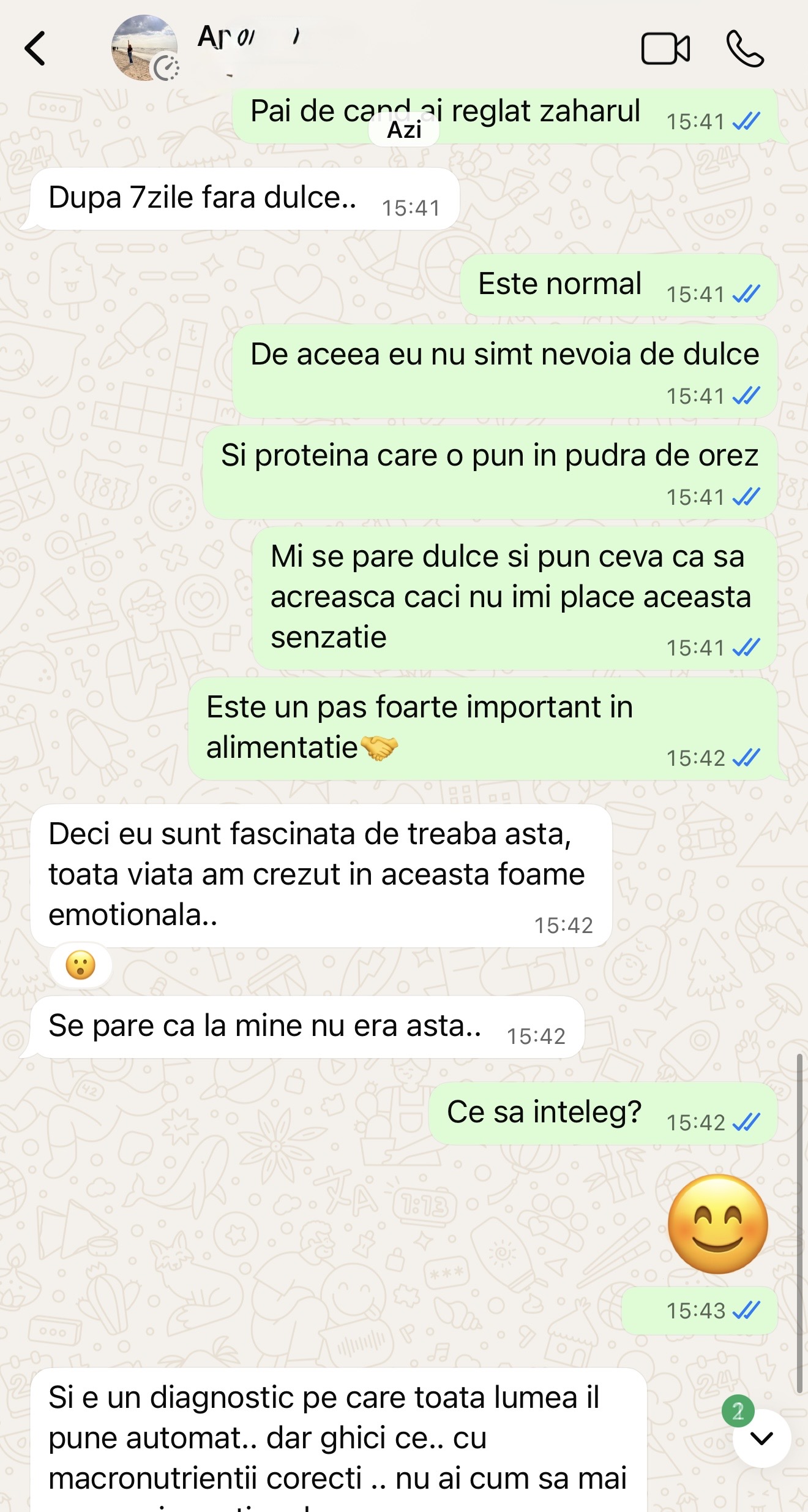 Testimonial alimentație conștientă